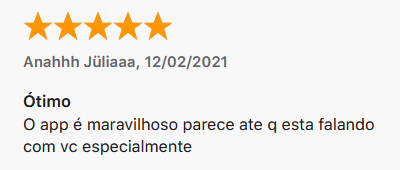 Avaliação na App Store